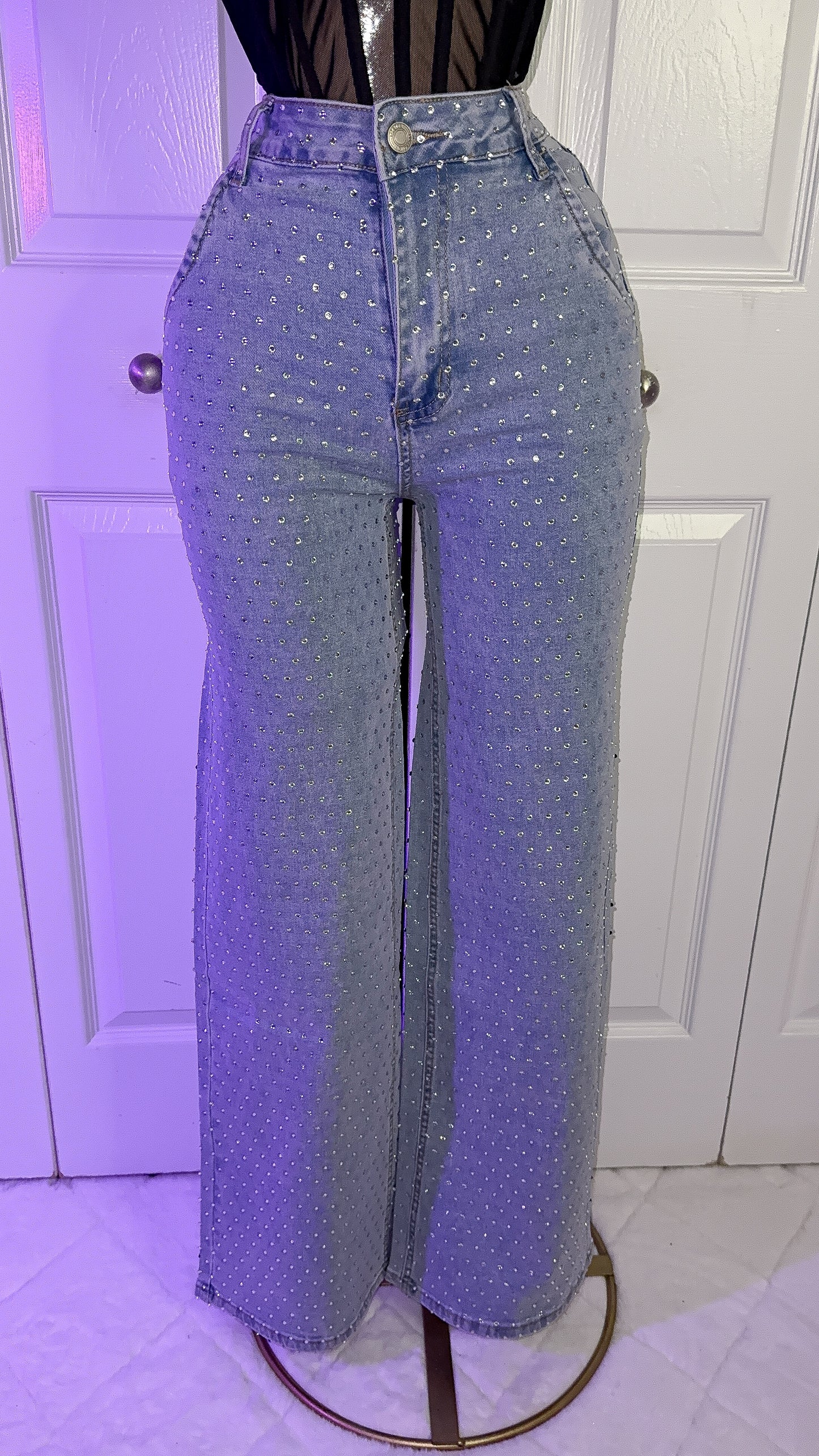 Jaqueline Rhinestone Jeans