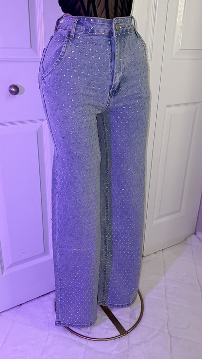 Jaqueline Rhinestone Jeans