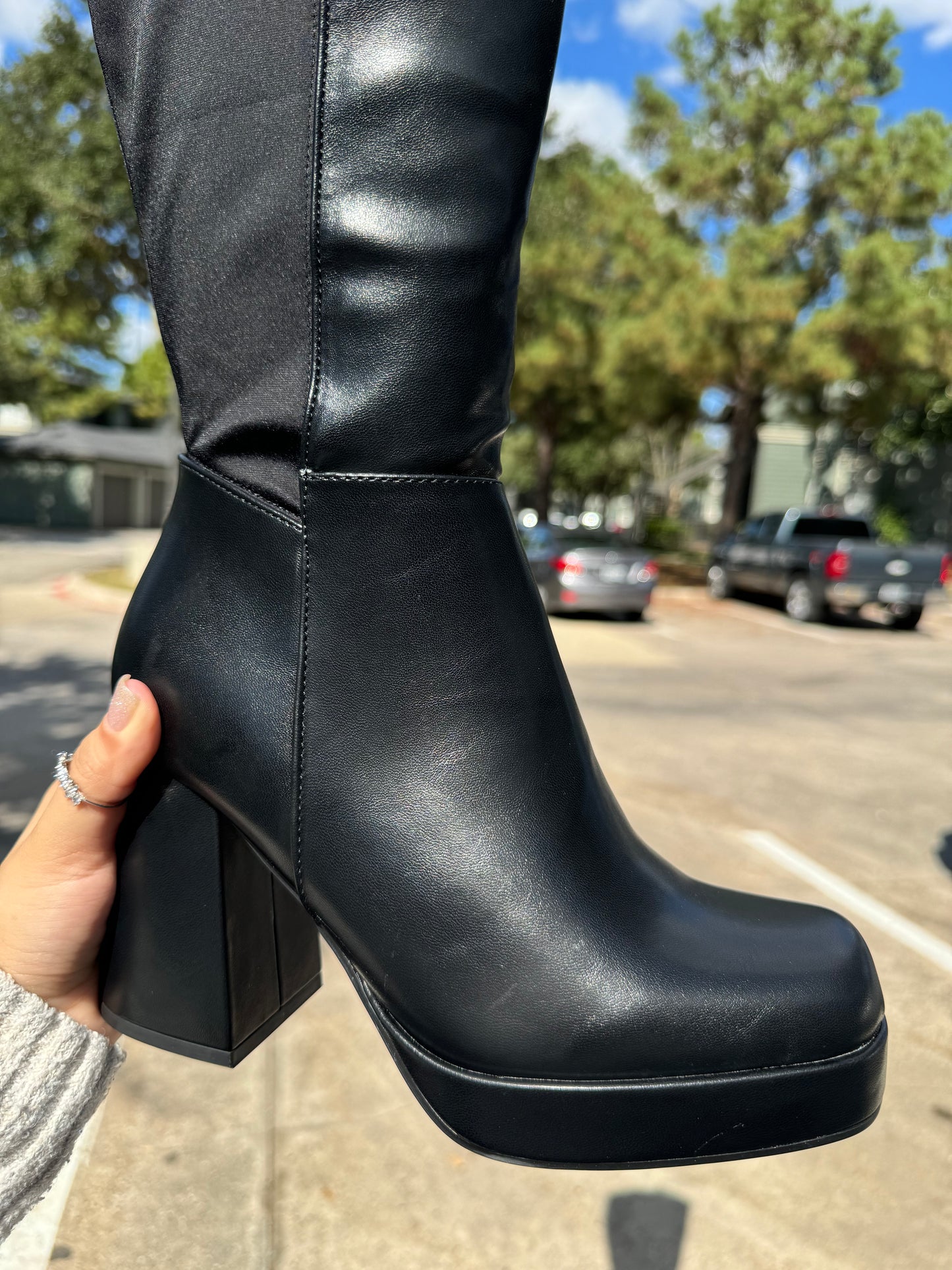 Matilde Platform Boots - Wide Calf Friendly