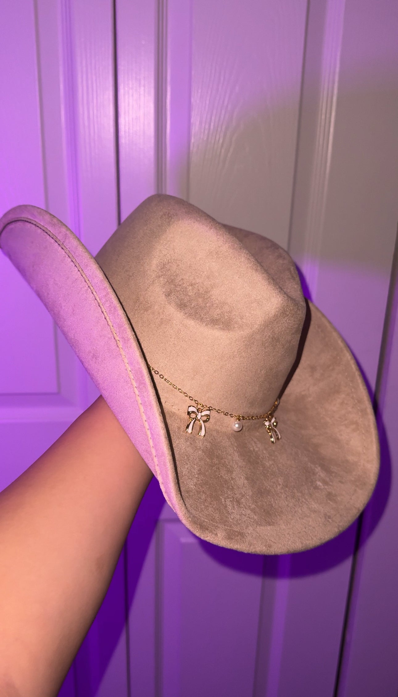 Coquette Western Hat - Beige