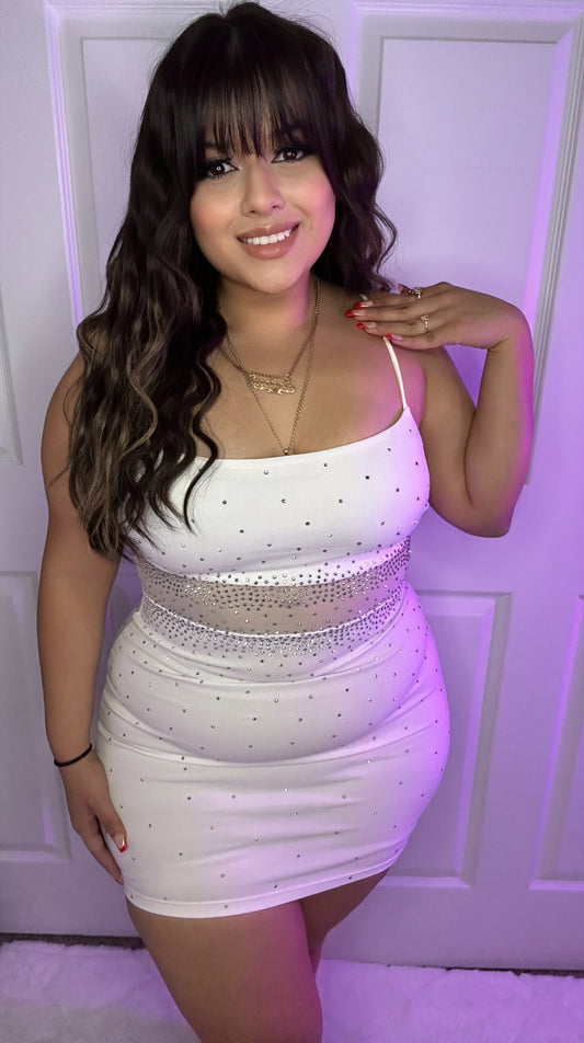 Valeria Mini Dress - White